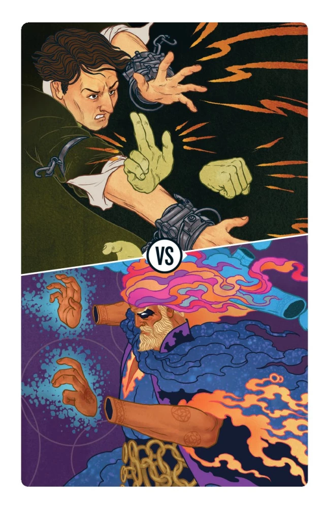 Board Game - Unmatched. Houdini vs. the Djinn